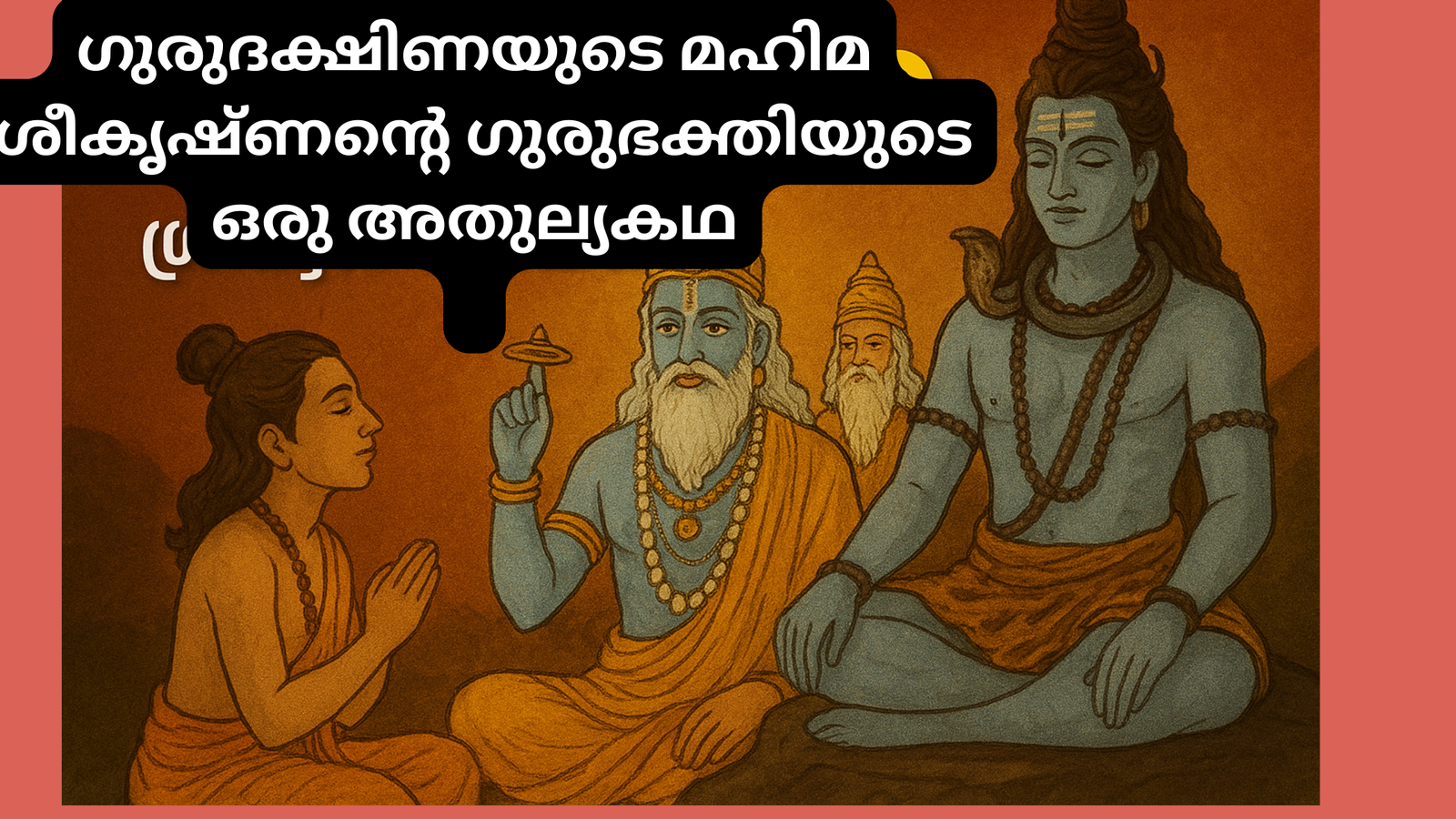 ഗുരുദക്ഷിണയുടെ മഹിമ ശ്രീകൃഷ്ണന്റെ ഗുരുഭക്തിയുടെ അതുല്യകഥ